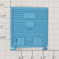 Lionel 16789-14 Easter Operating Boxcar Blue Multi-Panel Door with Guides