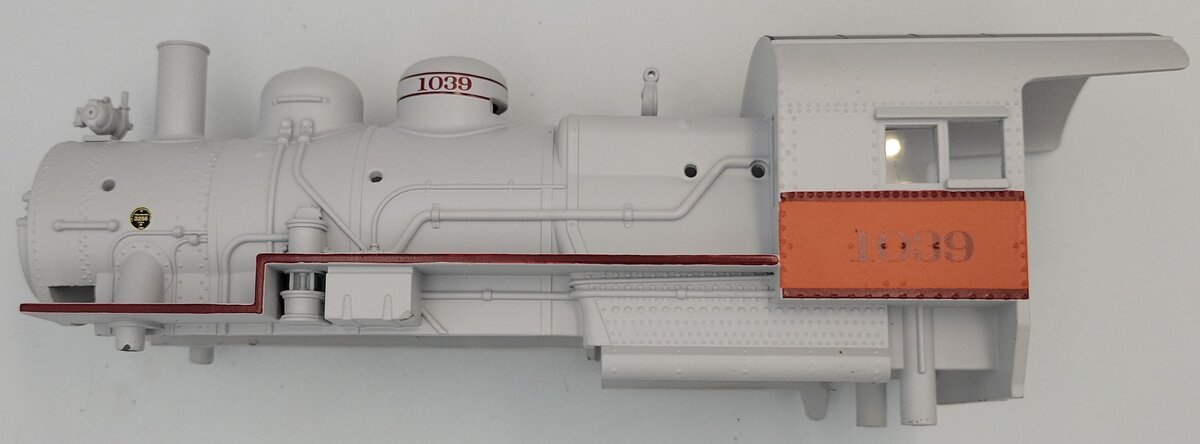 Lionel 11428-2 0-4-0 Milwaukee Road Scale Boiler Shell #1039