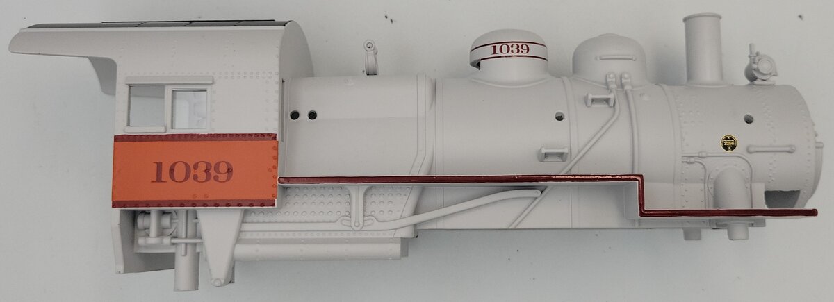 Lionel 11428-2 0-4-0 Milwaukee Road Scale Boiler Shell #1039