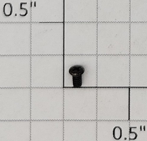 Lionel 18360-144 M2-0.4 x 3mm Black Phillips Pan Head Machine Screw