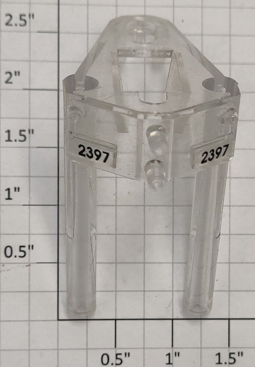 Lionel 18857-127 Clear GP-9 Diesel Locomotive Rear Number Board Insert #2397