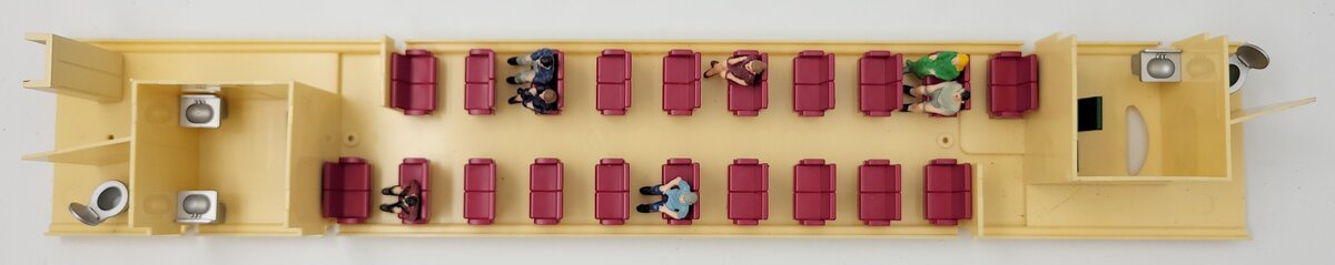 Lionel 15371-25 Union Pacific Aluminum Coach Car Interior