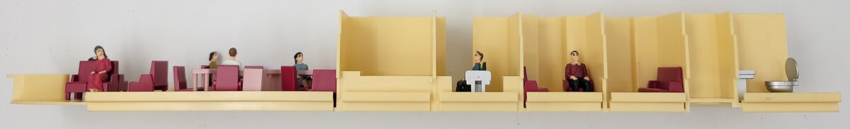Lionel 15374-25 Union Pacific Aluminum Observation Car Interior