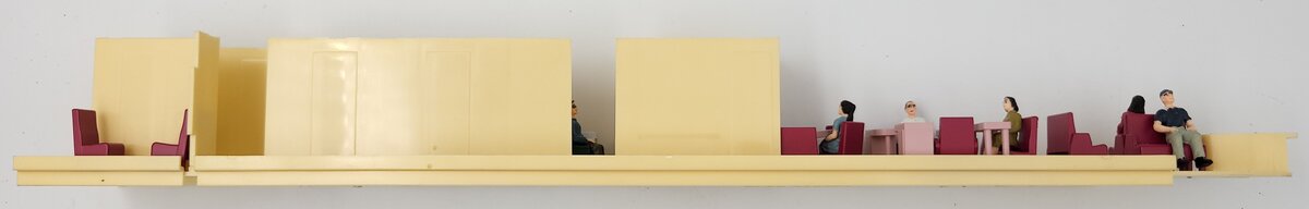 Lionel 15374-25 Union Pacific Aluminum Observation Car Interior