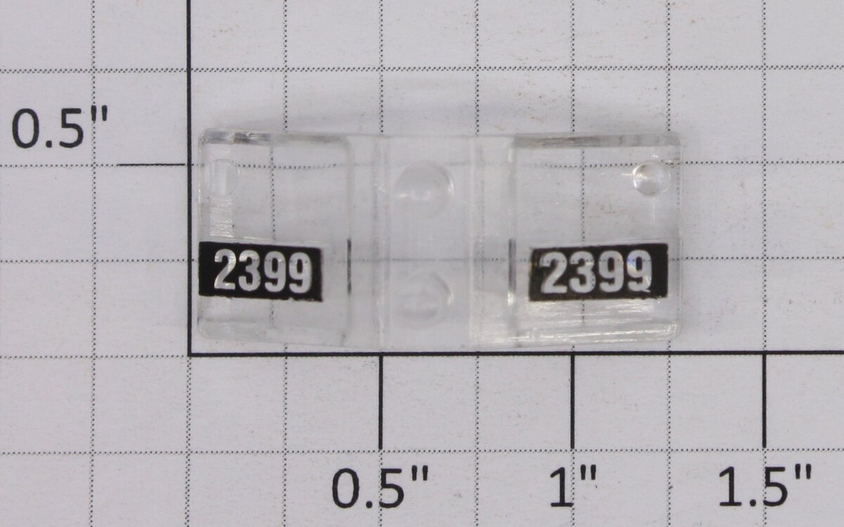 Lionel 18877-17 #2399 GP-9 Front Number Board and Lens Insert
