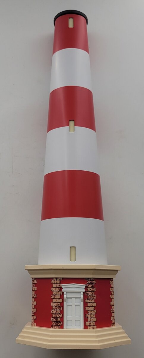 Lionel 24135-6 Red and White Lionel Lighthouse Tower and Base Assembly