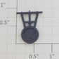 Lionel 16966-115 Black Plastic Airplane Landing Gear Wheel