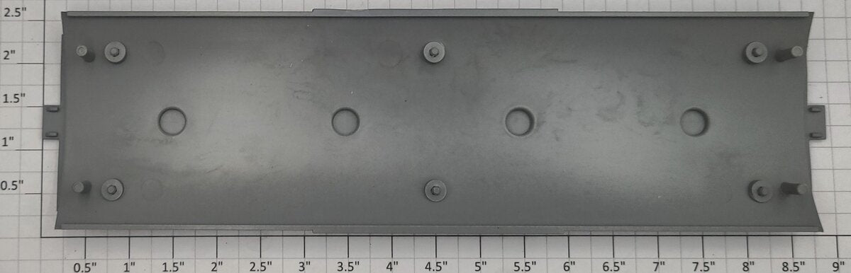 Lionel 17008-14 Gray Plastic Denver & Rio Grande 2-Bay Hopper Car Roof