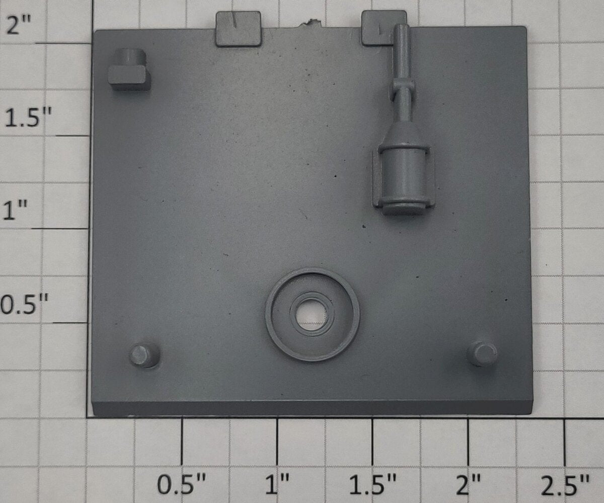 Lionel 17008-34 Gray Plastic Denver & Rio Grande 2-Bay Hopper Brake End