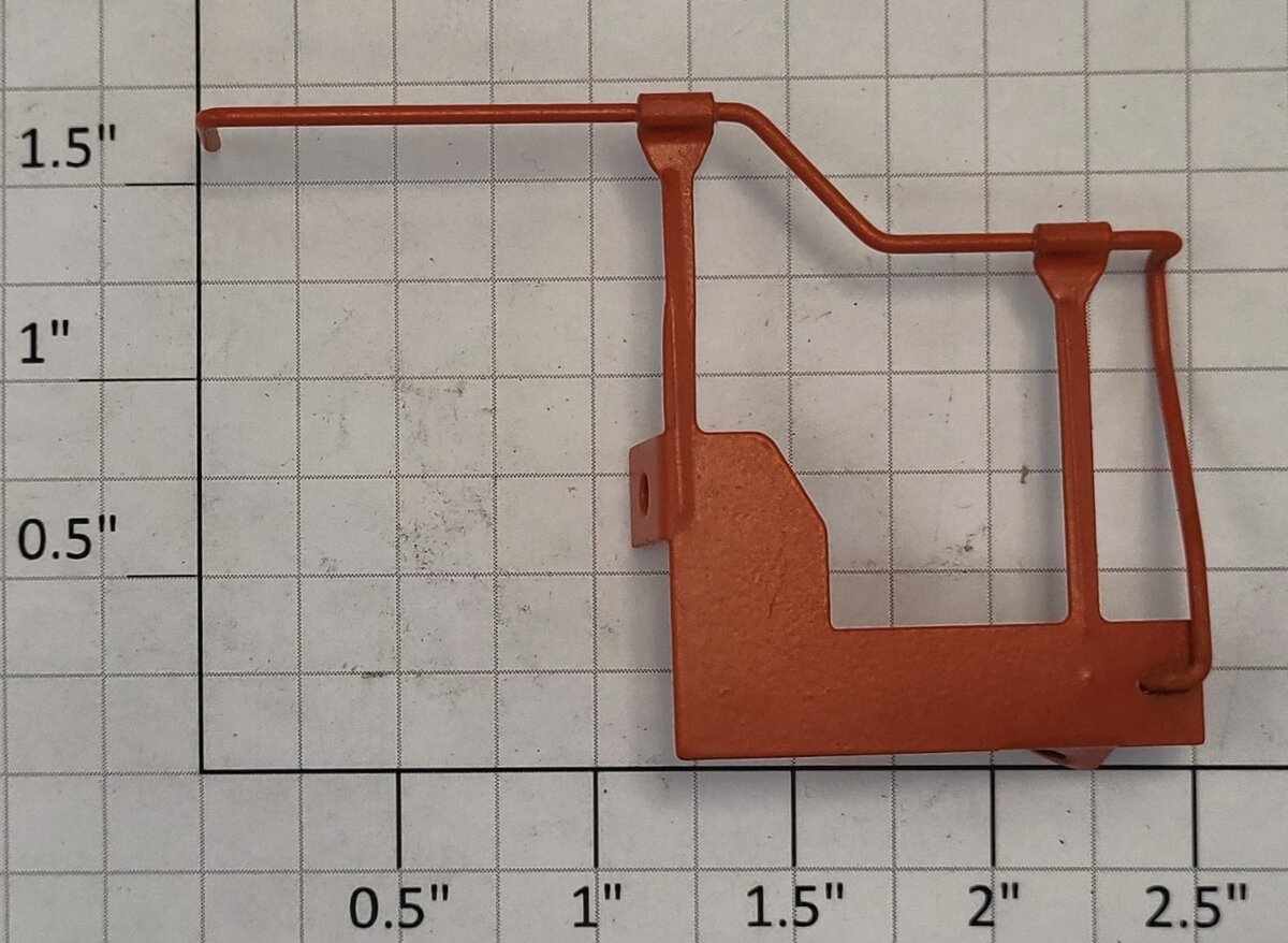 Lionel 18217-94 Illinois Central SD-40 Diesel Orange Right Front Handrail