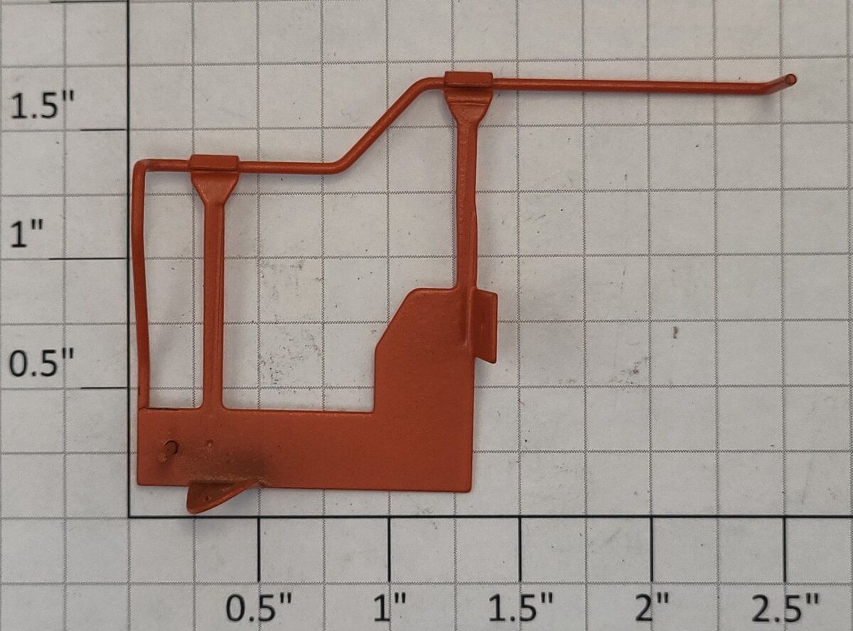 Lionel 18217-94 Illinois Central SD-40 Diesel Orange Right Front Handrail