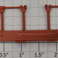 Lionel 18217-216 Orange Metal SD-40 Diesel Loco End Handrail without Chain