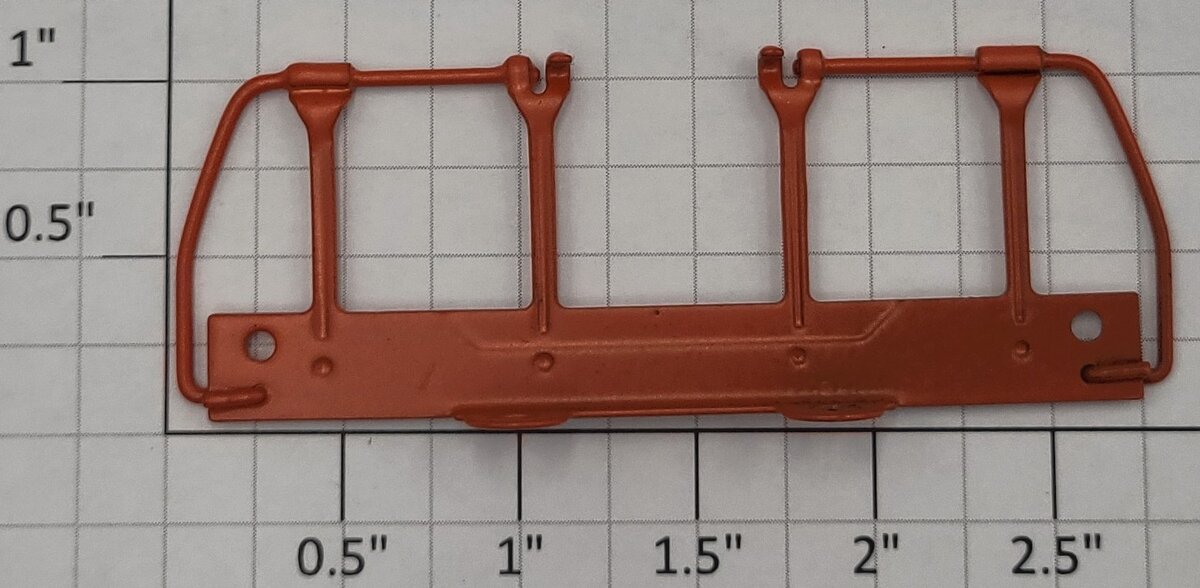 Lionel 18217-216 Orange Metal SD-40 Diesel Loco End Handrail without Chain