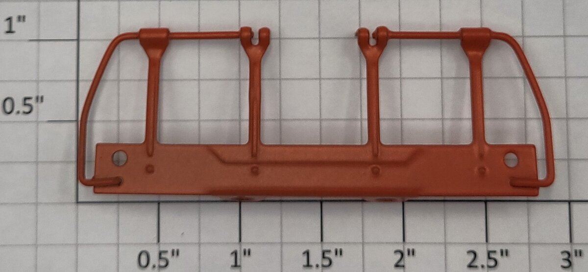 Lionel 18217-216 Orange Metal SD-40 Diesel Loco End Handrail without Chain