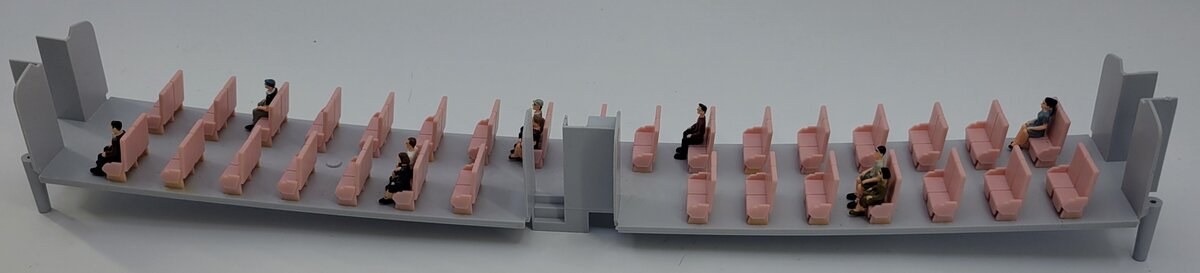 Lionel 15387-5 #34116 Amtrak Superliner Upper Interior
