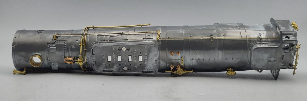 Lionel 11267-2 Unpainted S-3 4-8-4 Steam Locomotive Boiler Shell Top