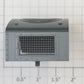 Lionel 18375-145 Lackawanna #850 #851 Fan Housing Battery Hatch