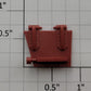 Lionel 17129-135 Left Hand Tuscan Red 3-Bay Hopper Door