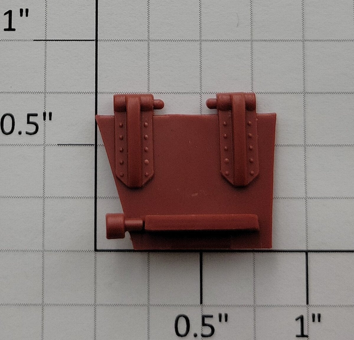 Lionel 17129-135 Left Hand Tuscan Red 3-Bay Hopper Door