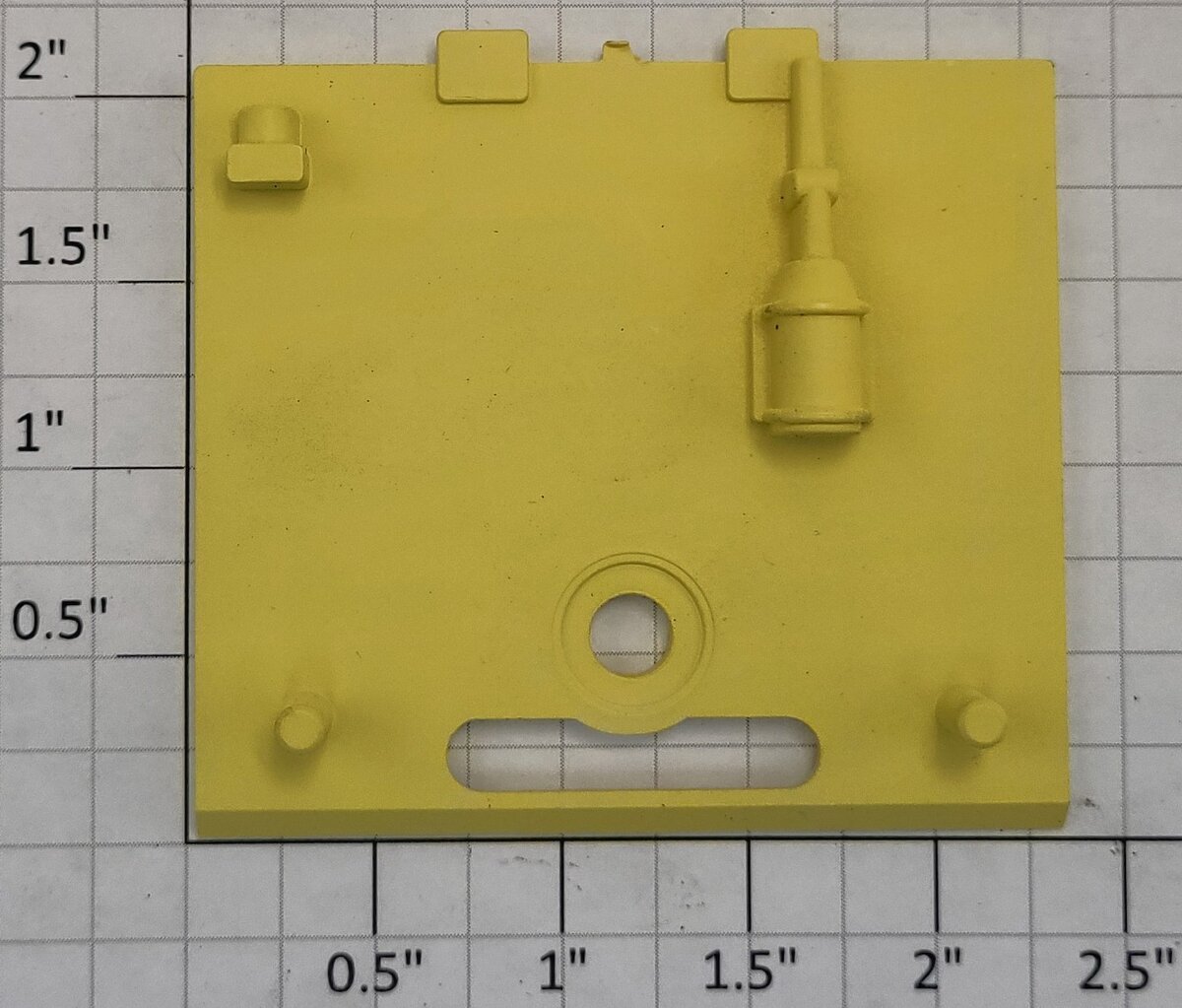Lionel 17139-94 Yellow Grain Train 3-Bay Hopper Brake End Frame