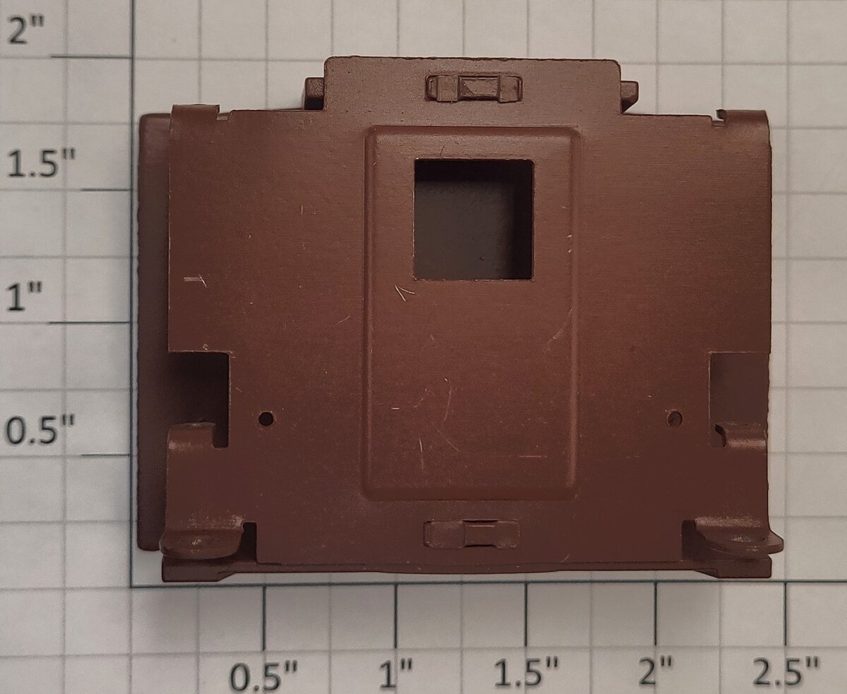 Lionel 19039-14 Brown Metal Baggage Car End Vestibule