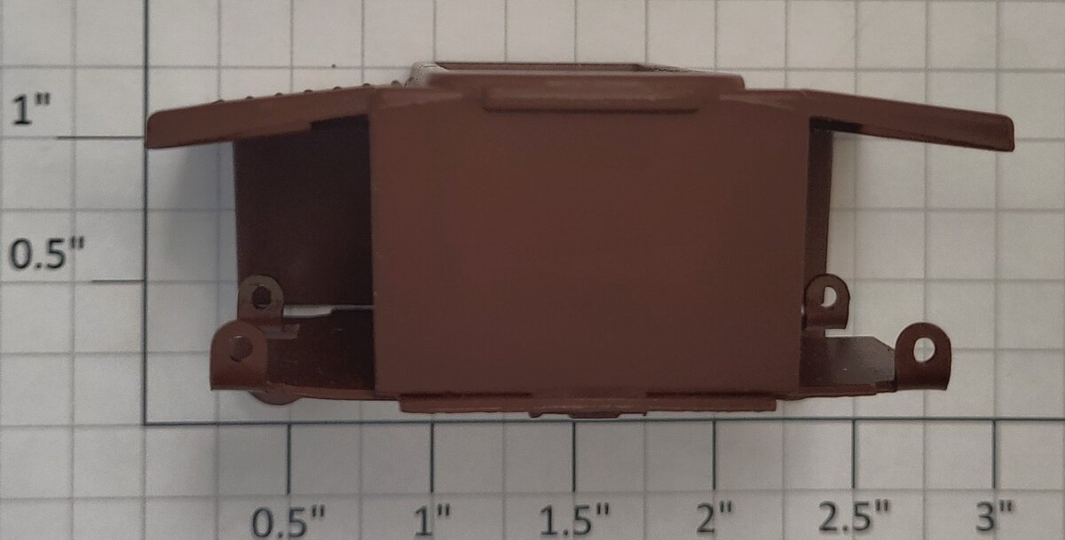 Lionel 19039-14 Brown Metal Baggage Car End Vestibule