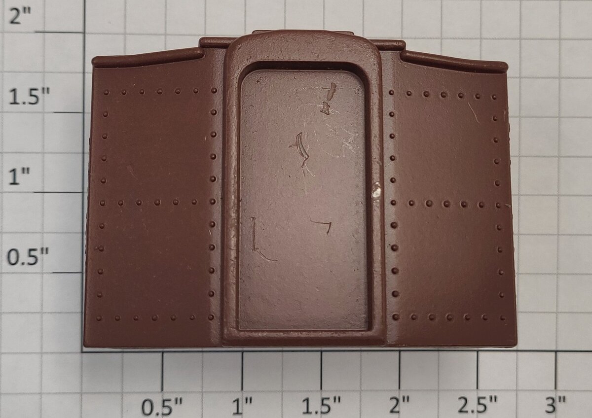 Lionel 19039-14 Brown Metal Baggage Car End Vestibule
