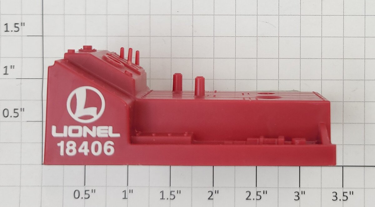 Lionel 18406-7 Red Track Maintenance Cab Cover