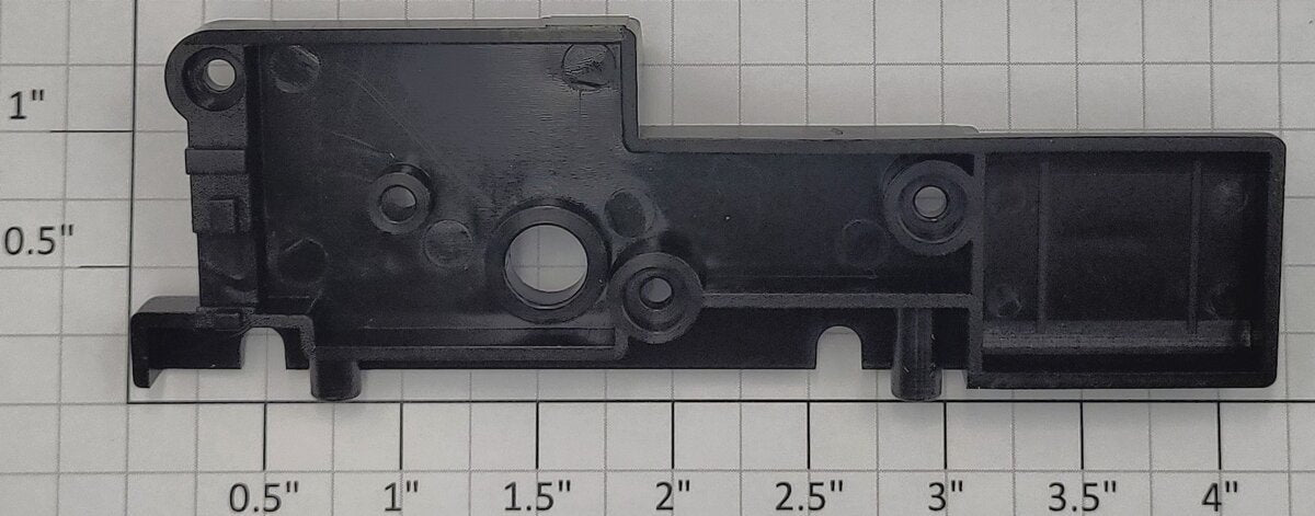 Lionel 18427-25 Black Plastic LTI Tie Jector Left Hand Frame Half