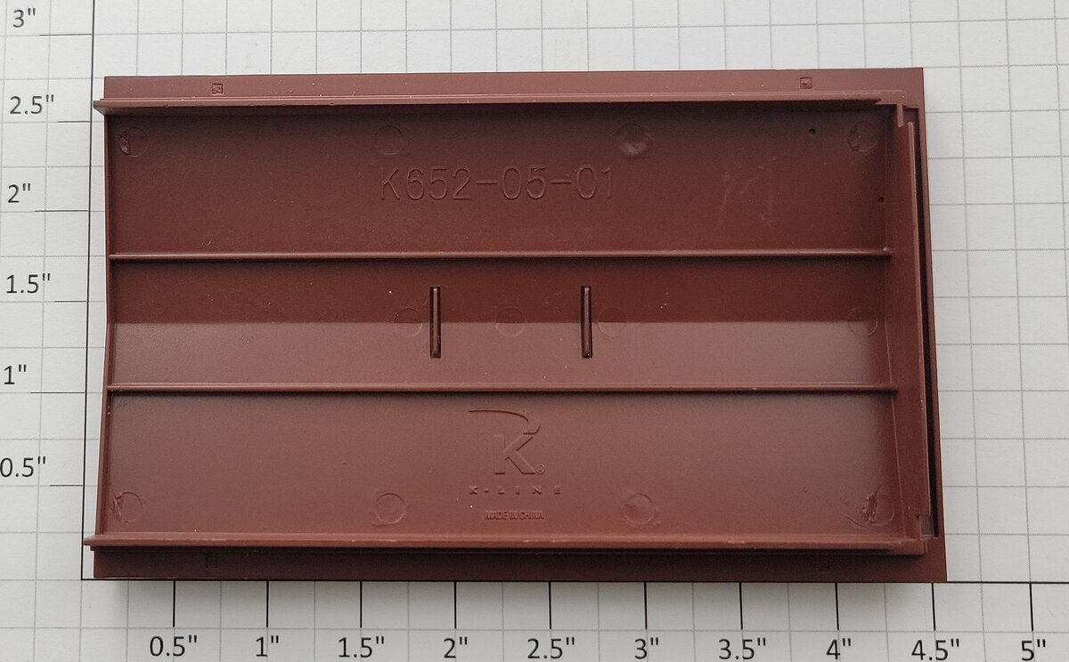 Lionel 21643-12 K-Line Pennsylvania Rail Road Covered Gondola Brown Roof Panel