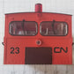 Lionel 18468-7 #23 Canadian National Speeder Cab Shell
