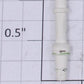 Lionel 4153-6 White Smoke Stack