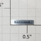 Lionel 19109-50 Self-Adhesive Aluminum "Baggage" Plaque Nameplate Decal