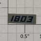 Lionel 19147-30 C&O Aluminum Coach Car Number Board with Adhesive #1803