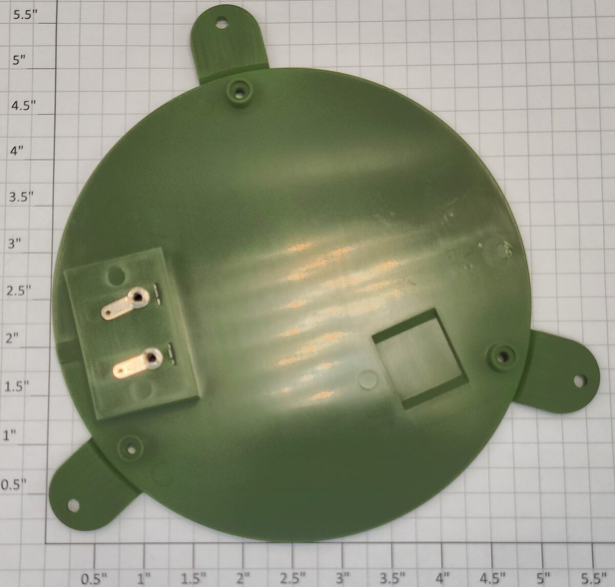 Lionel 24168-15 Green Plastic Tree Swing Bottom Base with Contacts