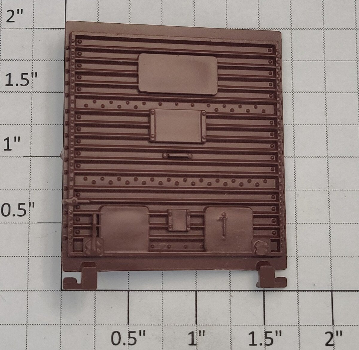 Lionel 26223-14 FEC Red Oxide Multi-Panel Boxcar Door with Guides #5027