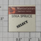 Lionel 26232-30 Martin Guitars Sitka Spruce Lumber Load Adhesive Decal