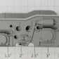 Lionel 18043-84 C&O Steamliner Hud 4-Wheel Gray Trailing Truck Frame