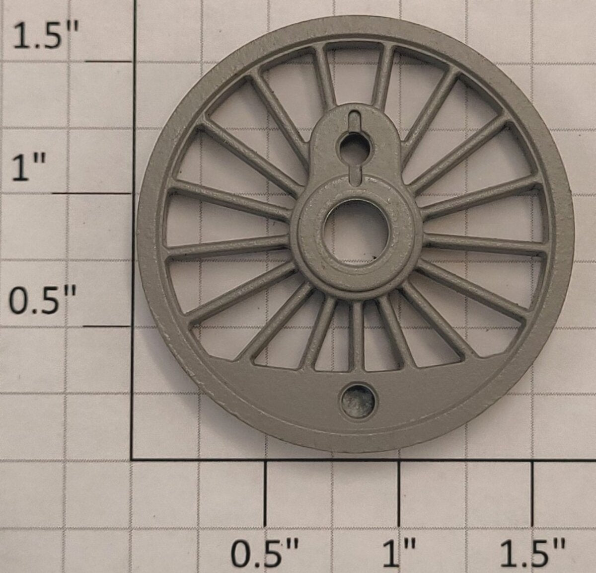 Lionel 18043-624 Unpainted Cast C&O Hudson Steam Locomotive Driver Wheel