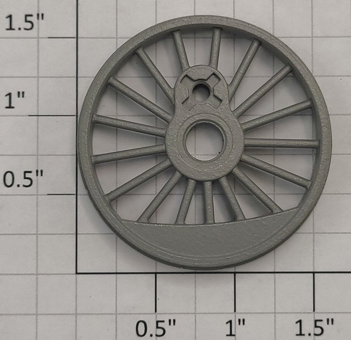 Lionel 18043-624 Unpainted Cast C&O Hudson Steam Locomotive Driver Wheel