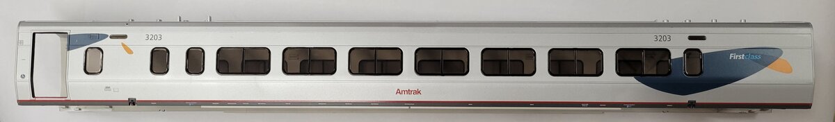 Lionel 15531-2 #3203 Acela First Class Coach Shell
