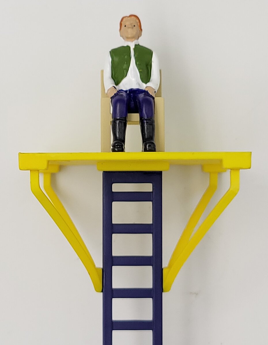 Lionel 24172-120 Balancing Man Ladder Assembly with Figure on Chair