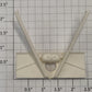 Lionel 17170-44 White Plastic General Mills 3-Bay Hopper Car Brake End