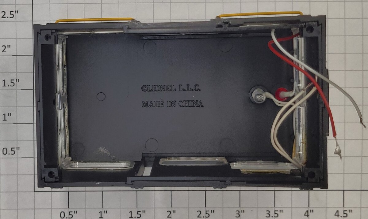 Lionel 18497-7 N&W Black Plastic M.o.W. Speeder Shell #541005
