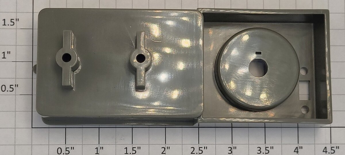 Lionel 18045-125 Gray Commodore Vanderbilt Battery Switch Bracket