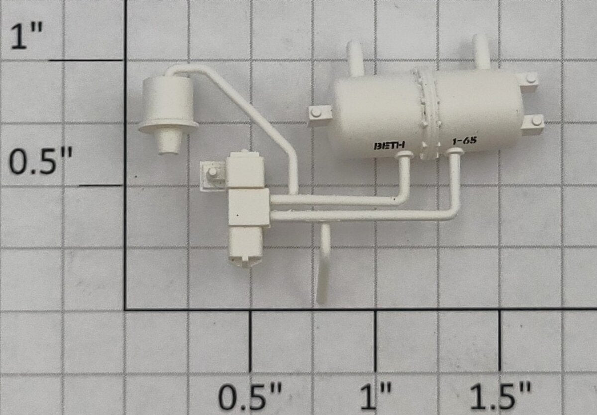 Lionel 17192-165 White Plastic Lehigh Valley PS-2 Hopper Brake Gear Assembly