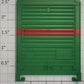 Lionel 17207-24 Green / Red Stripe Hi-Cube Boxcar "B" Door with Guides