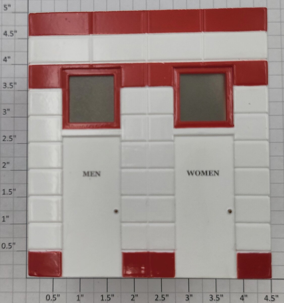 Lionel 24183-4 Esso Gas Station Restroom Shell