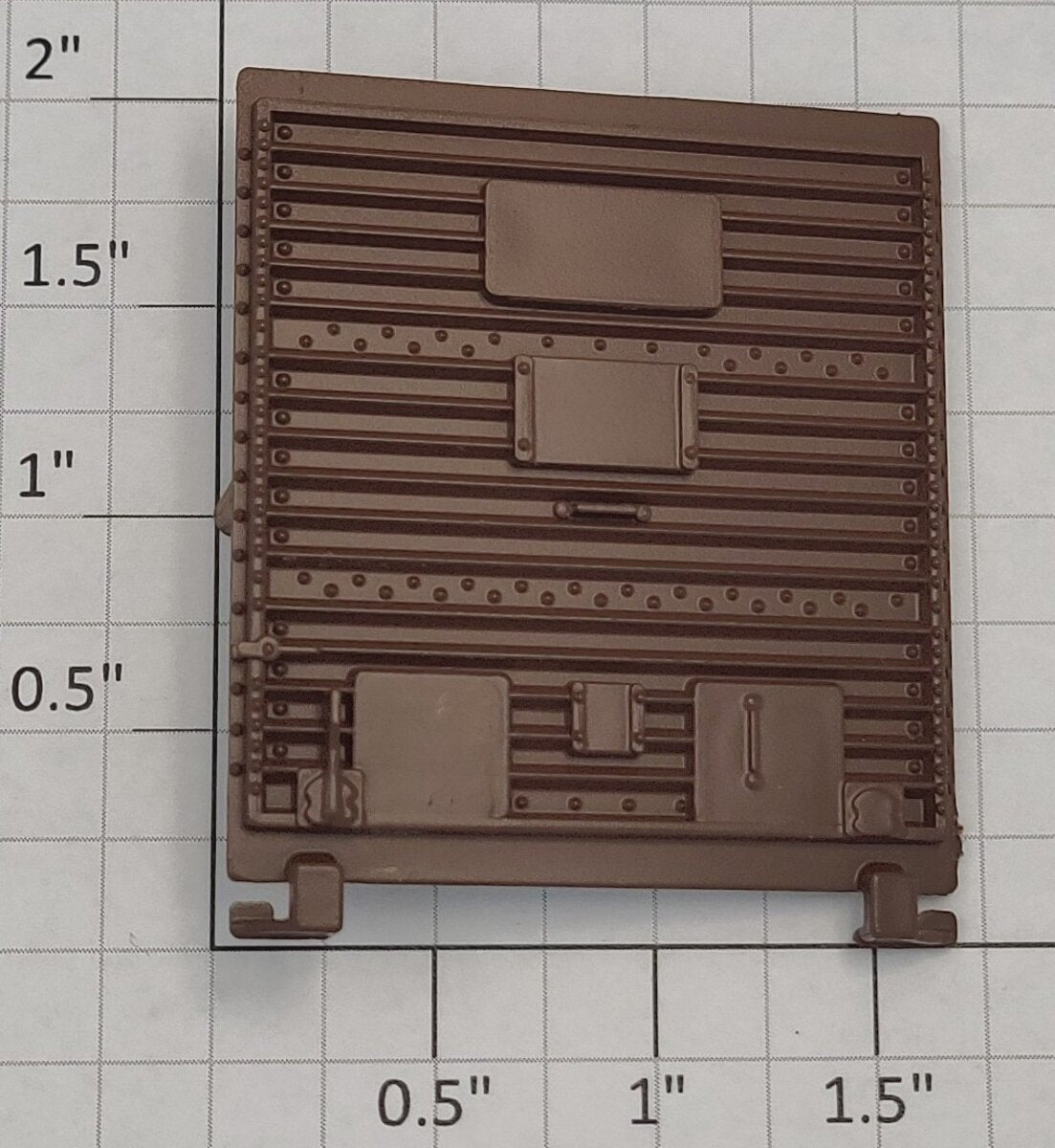 Lionel 26728-14 Brown Multi-Panel Box Car Door with Guides