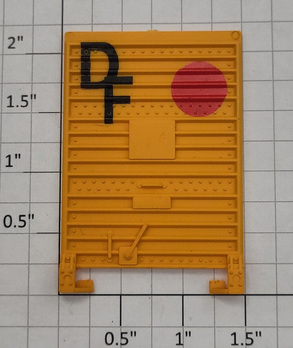 Lionel 17250-17 Yellow Union Pacific Boxcar Door with Guides